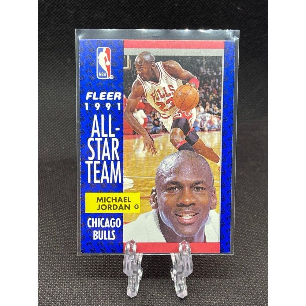 Michael Jordan Card 1991-92 Fleer #211